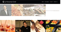 Desktop Screenshot of lepersonalchef.com